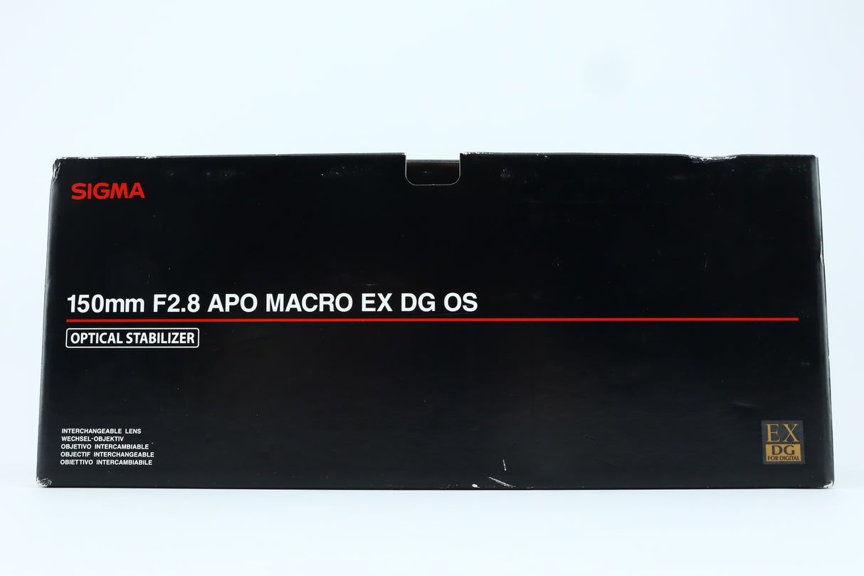Sigma 150 2.8 APO macro DG HSM for Canon.