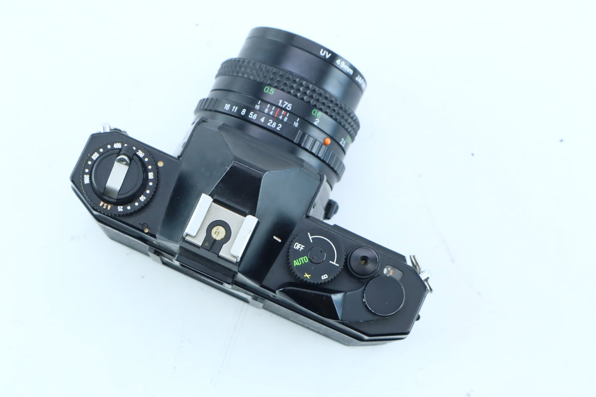 Petri MF102 with 50mm f/2 Petri Lens
