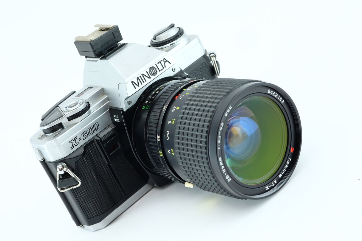 Minolta X-300 + 28-58mm 3,5-4,5