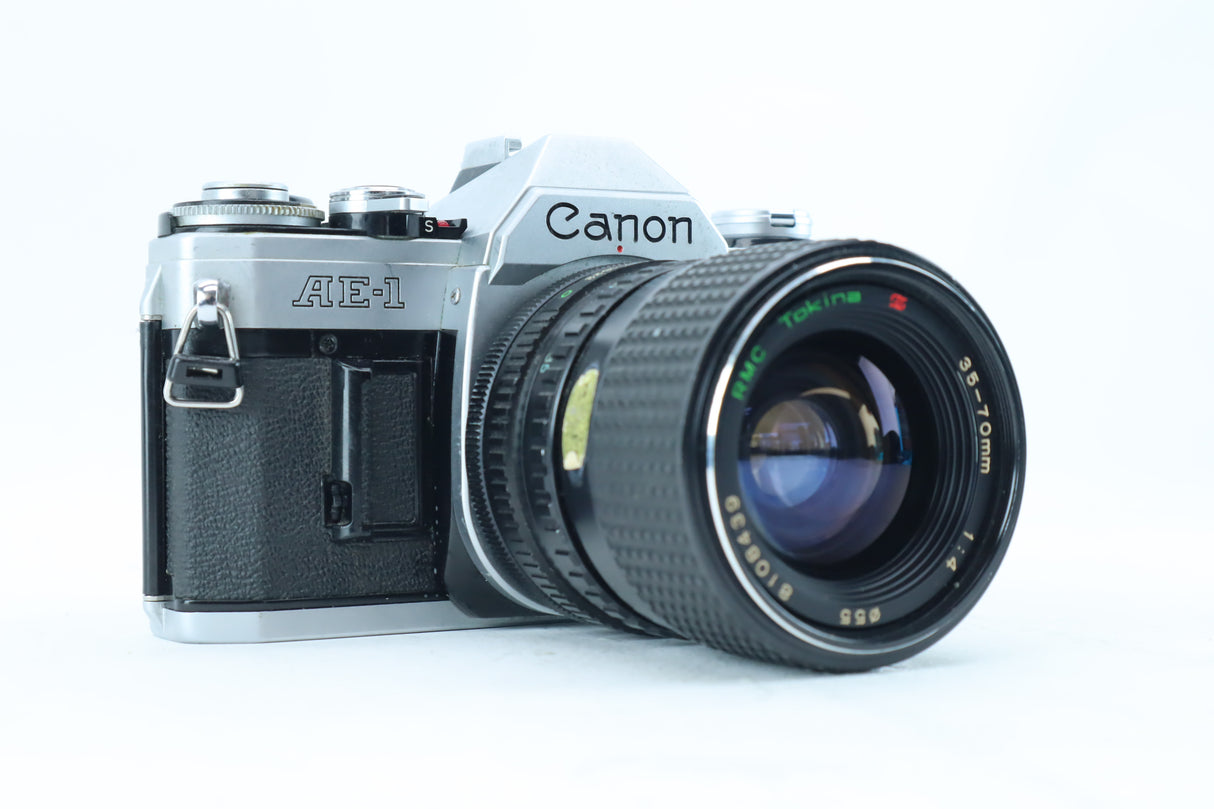 Canon AE-1 + RMC Tokina 35–70mm f/4