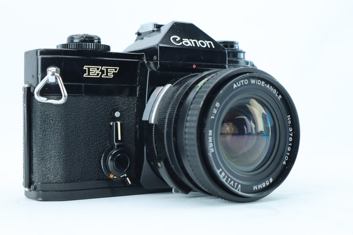 Canon EF + Vivitar 28mm f/2.5