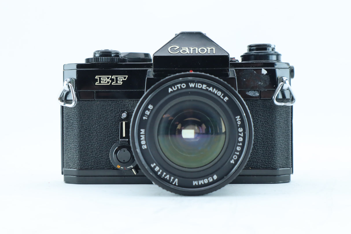Canon EF + Vivitar 28mm f/2.5