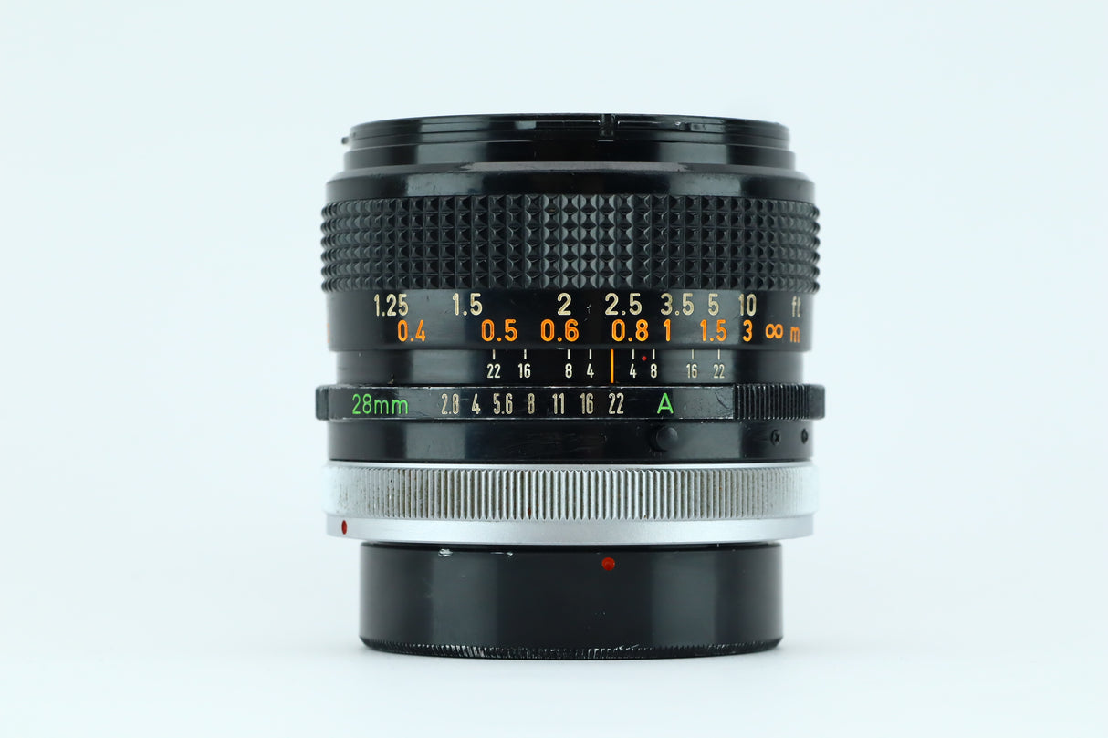 Canon lens FD 28mm 1:2.8 S.C.