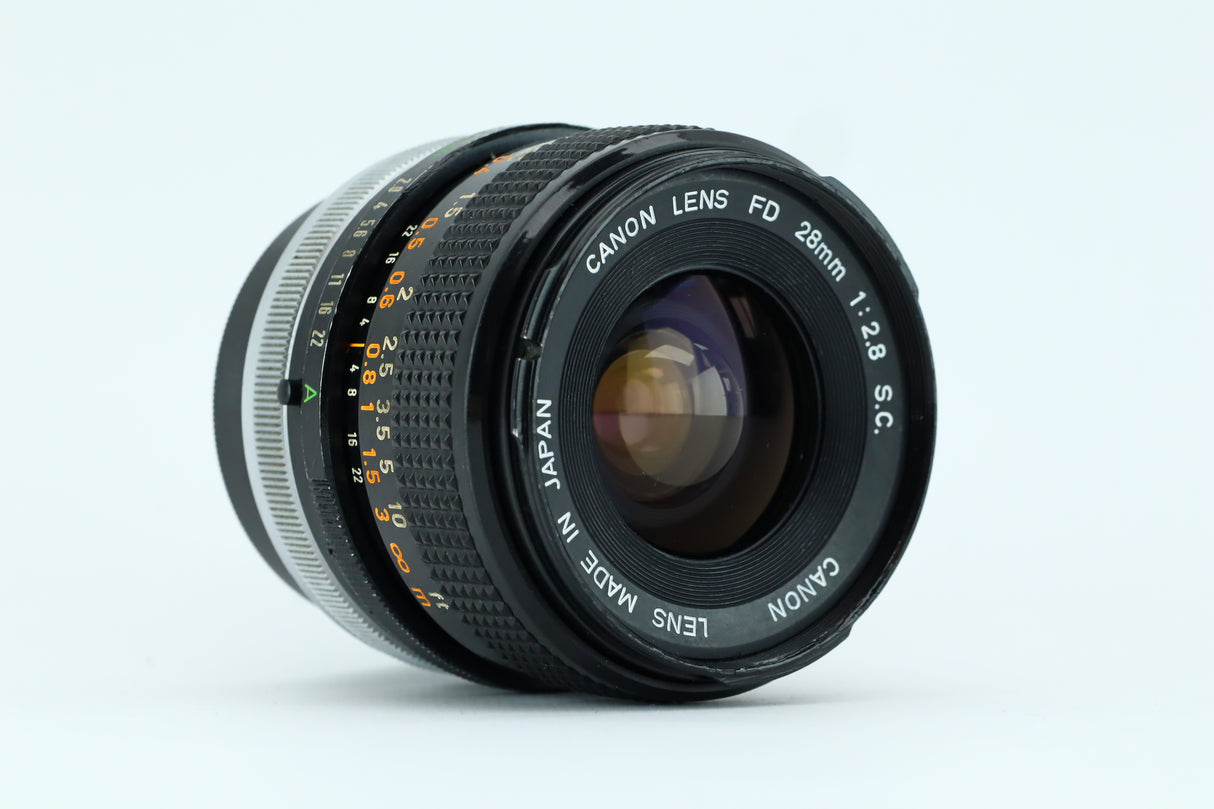 Canon lens FD 28mm 1:2.8 S.C.