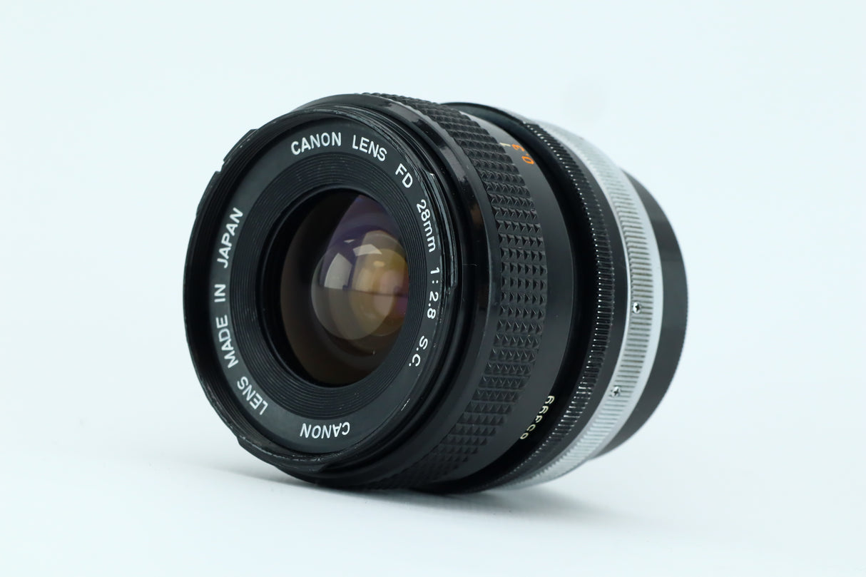 Canon lens FD 28mm 1:2.8 S.C.