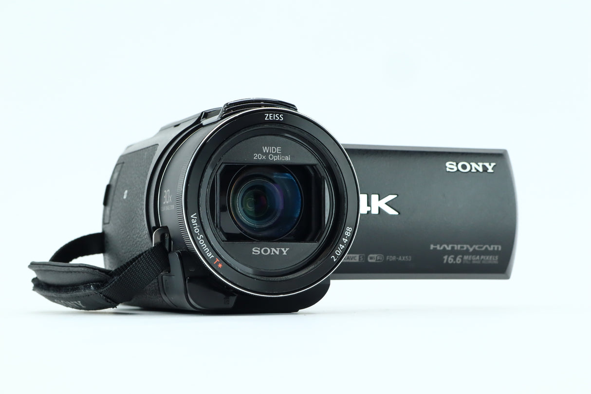 Caméra pratique numérique 4K Sony FDR-AX53 | Vario-Sonnar T 2.0/4.4-88