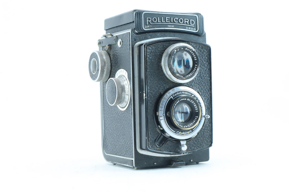 Rolleicord (Model II) + Heidosmat & Triotar 7,5cm