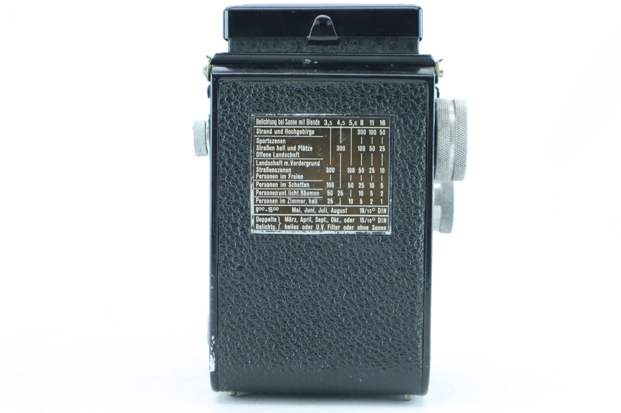 Rolleicord (Model II) + Heidosmat & Triotar 7,5cm