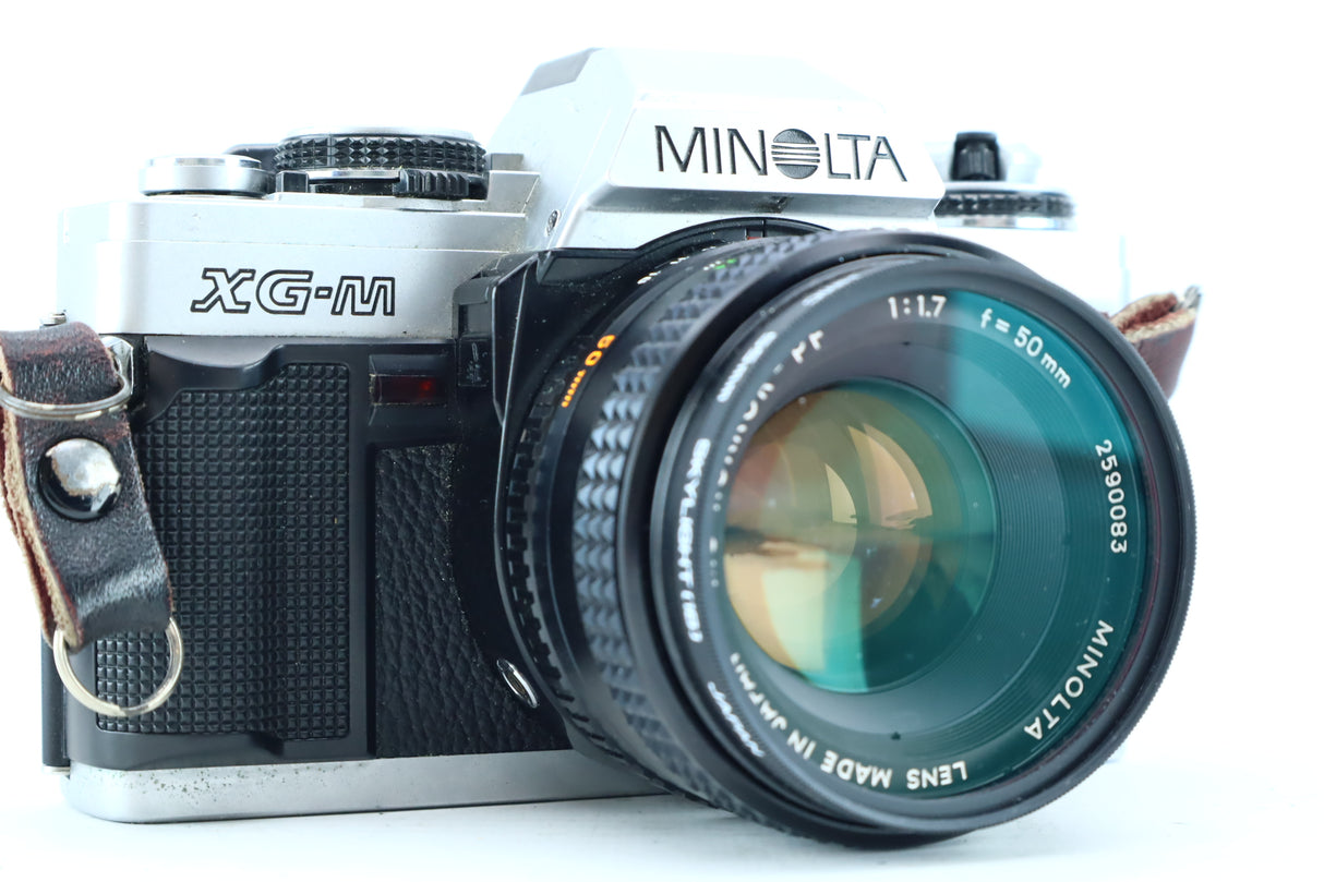 Minolta XG-M 35mm SLR Kit with MC Rokkor-PF 50mm f/1.7