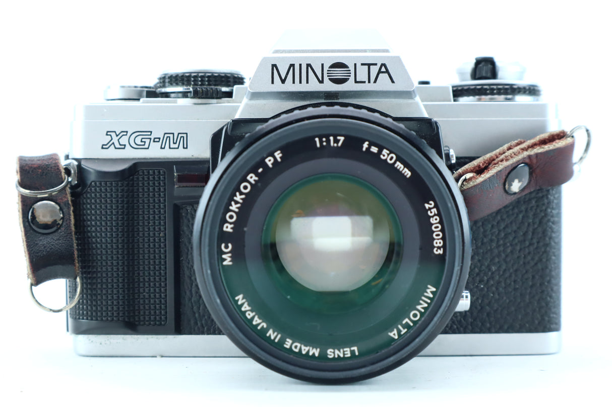 Minolta XG-M 35mm SLR Kit with MC Rokkor-PF 50mm f/1.7