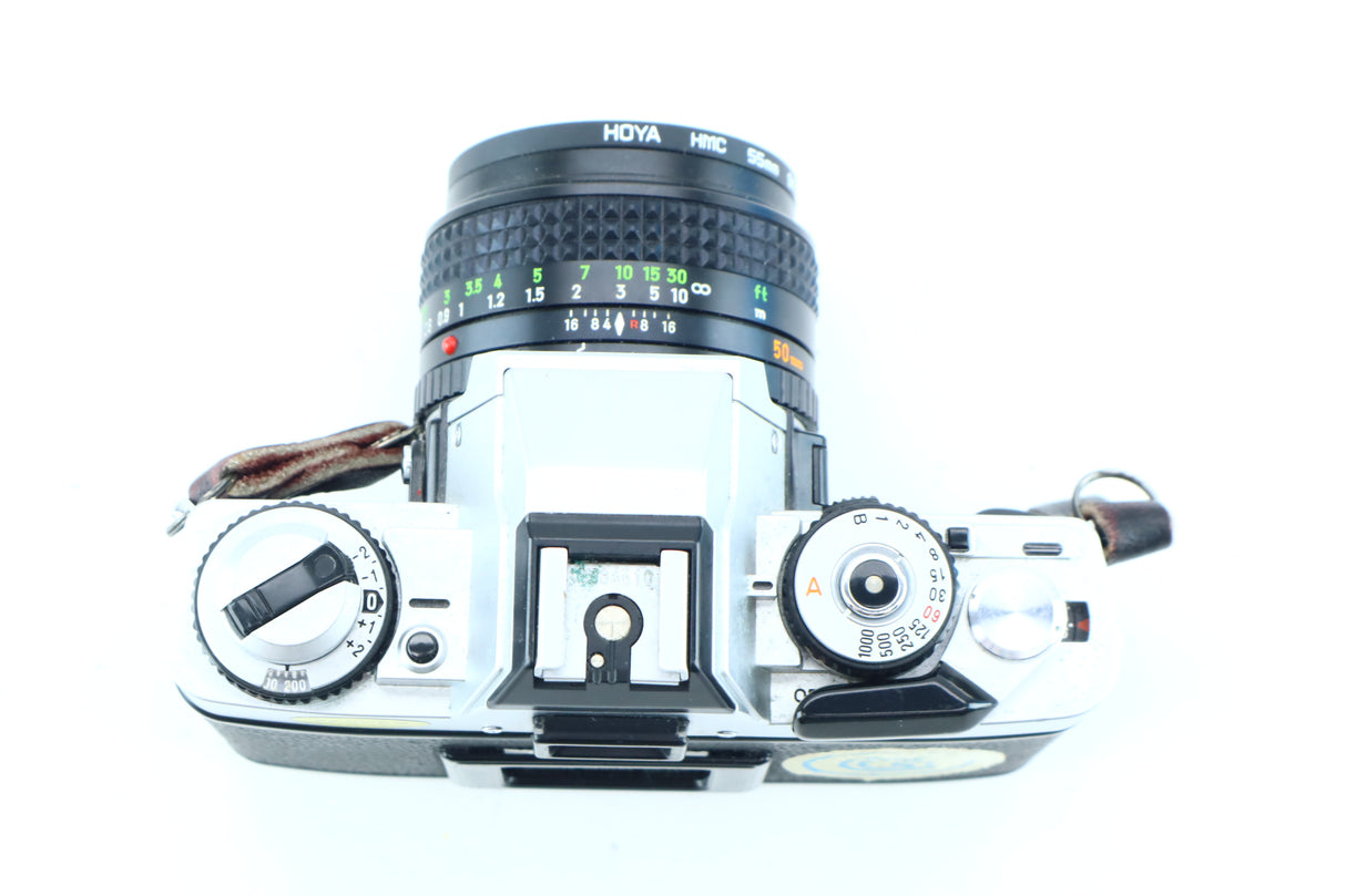 Minolta XG-M 35mm SLR Kit with MC Rokkor-PF 50mm f/1.7