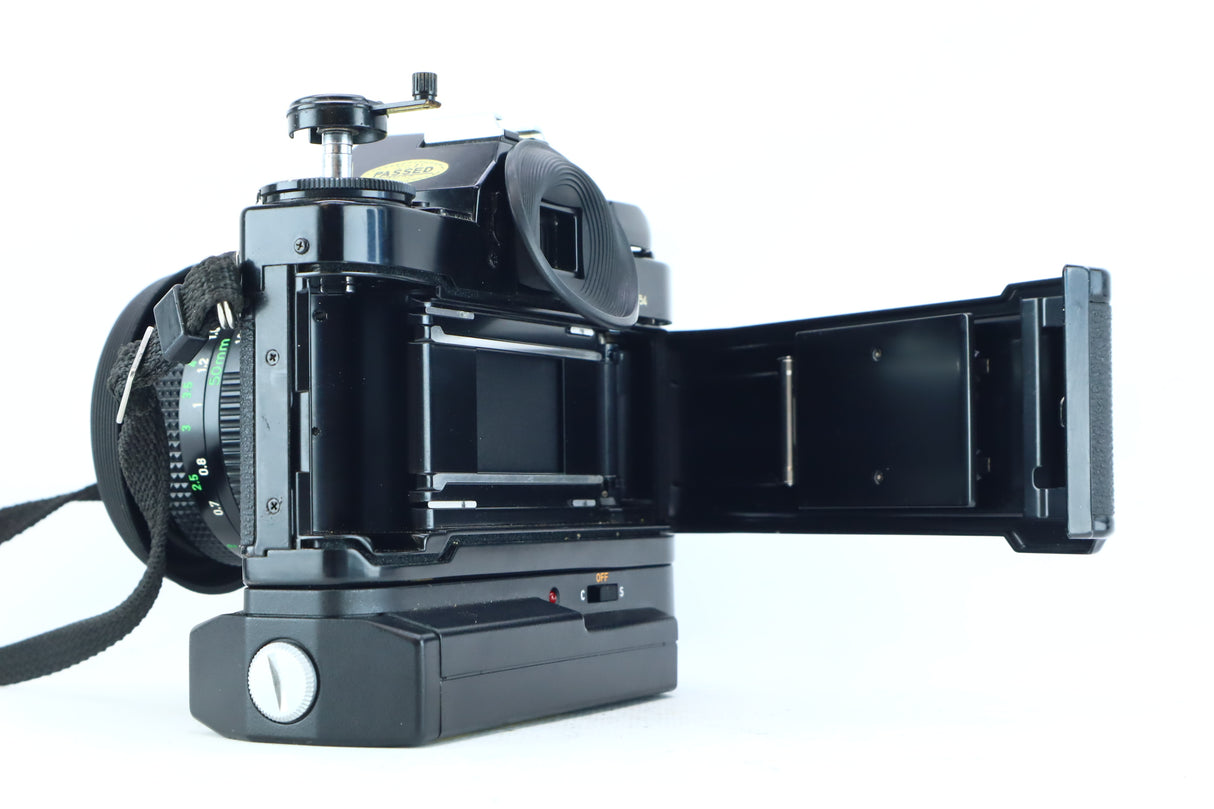 Canon A-1 35mm SLR Kit with FD 50mm f/1.8