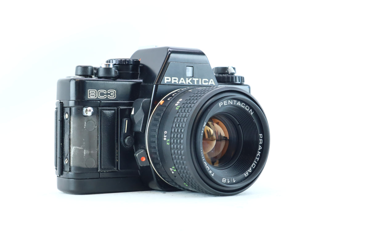 Praktica BC3 Electronic with Prakticar 50mm f/1.8 MC