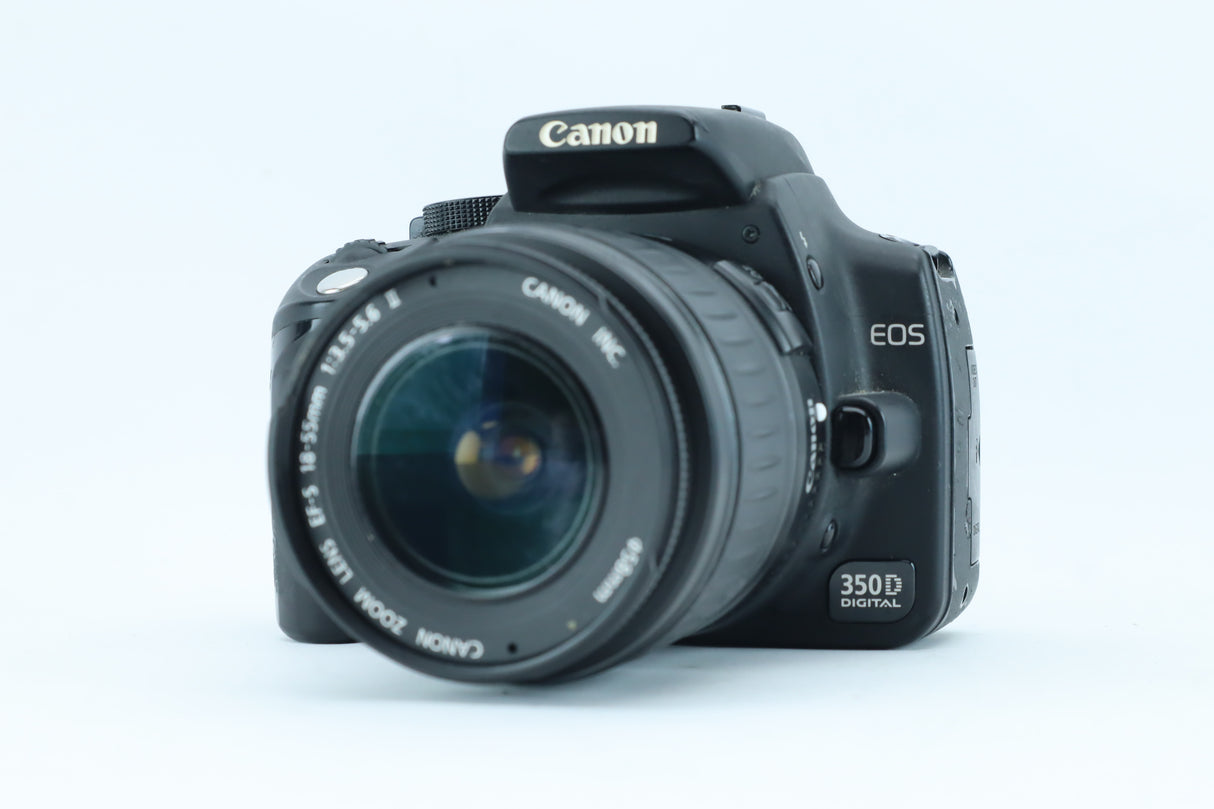 Canon EOS 350D + with 18-55mm Zoom (Digital Rebel XT
