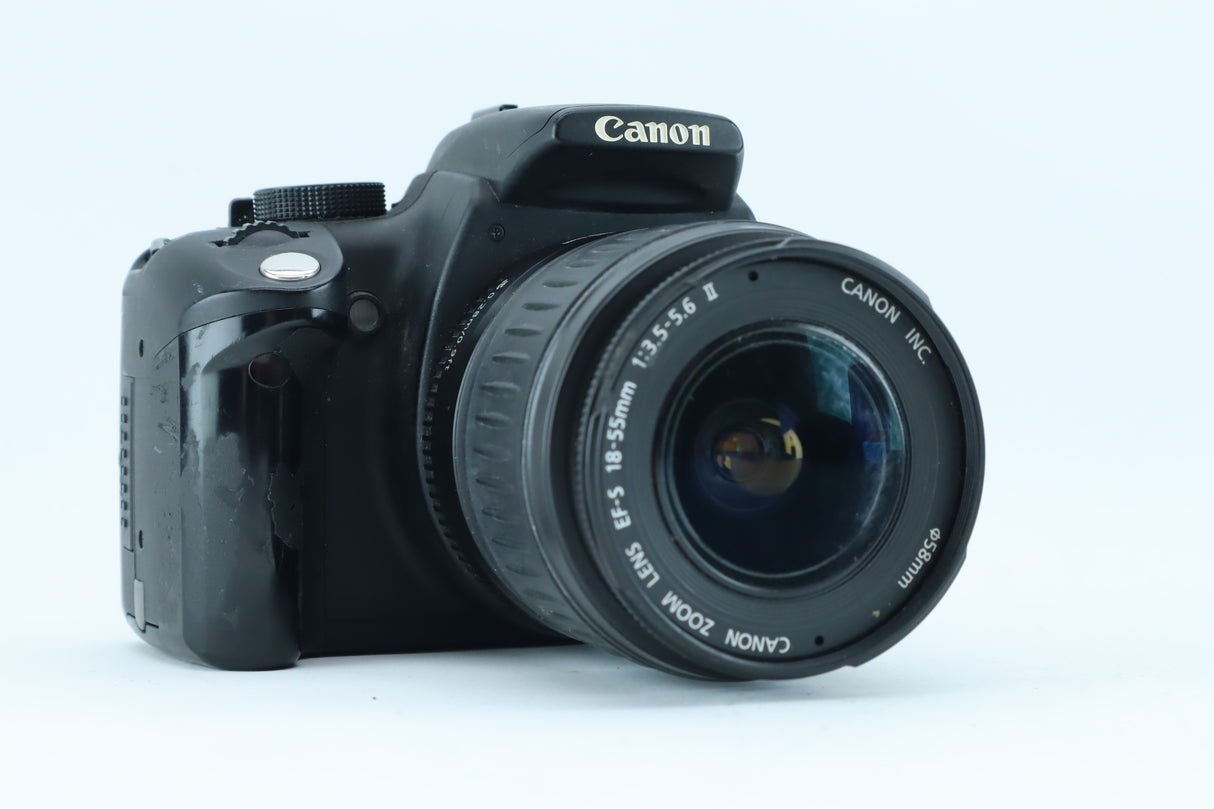 Canon EOS 350D + with 18-55mm Zoom (Digital Rebel XT