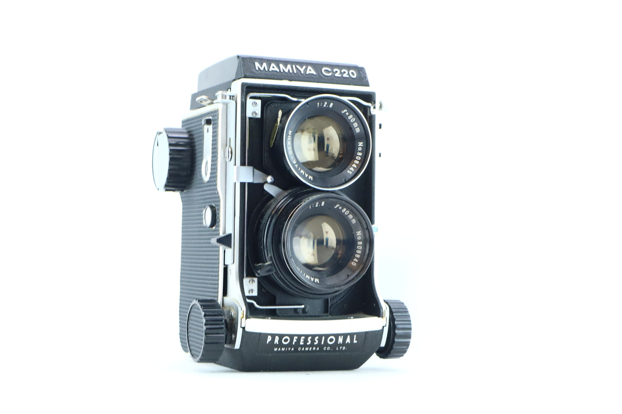 Mamiya C220 Professional Medium Format TLR Kit with Sekor 80mm f/2.8