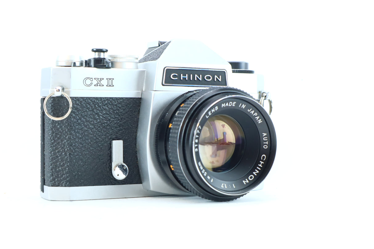 Chinon CX-2 35mm SLR Kit with Auto Chinon 55mm f/1.7