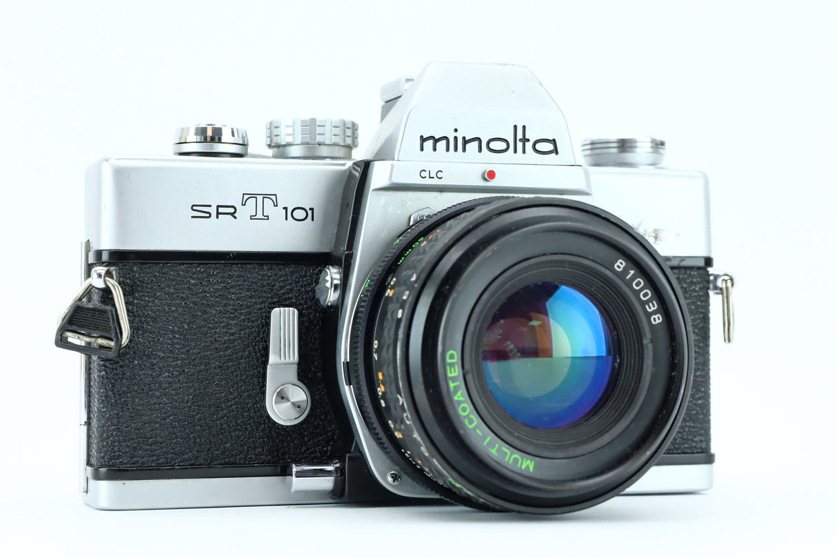 Minolta SRT101 + Multistrato 50m 1,7