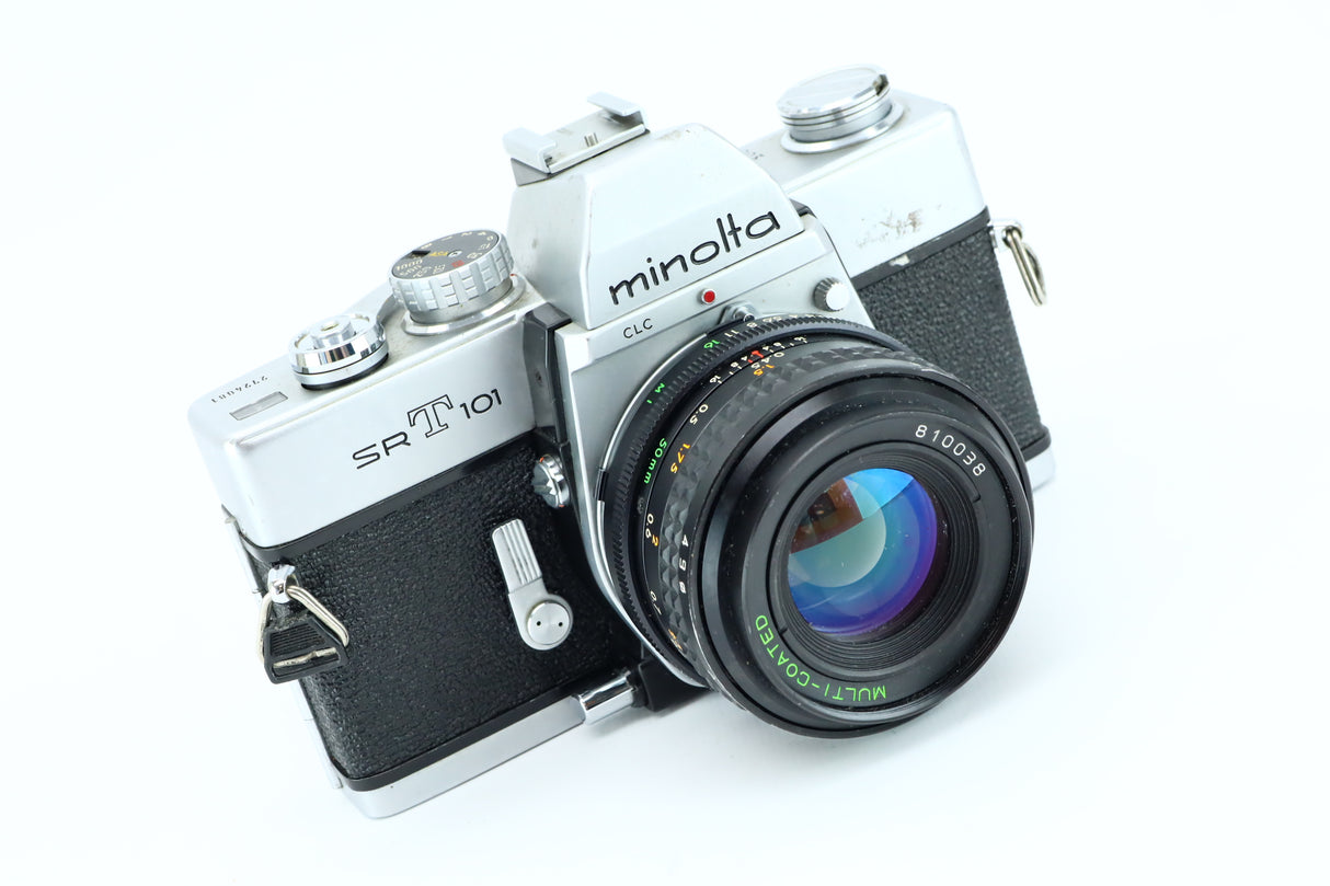Minolta SRT101 + Multistrato 50m 1,7
