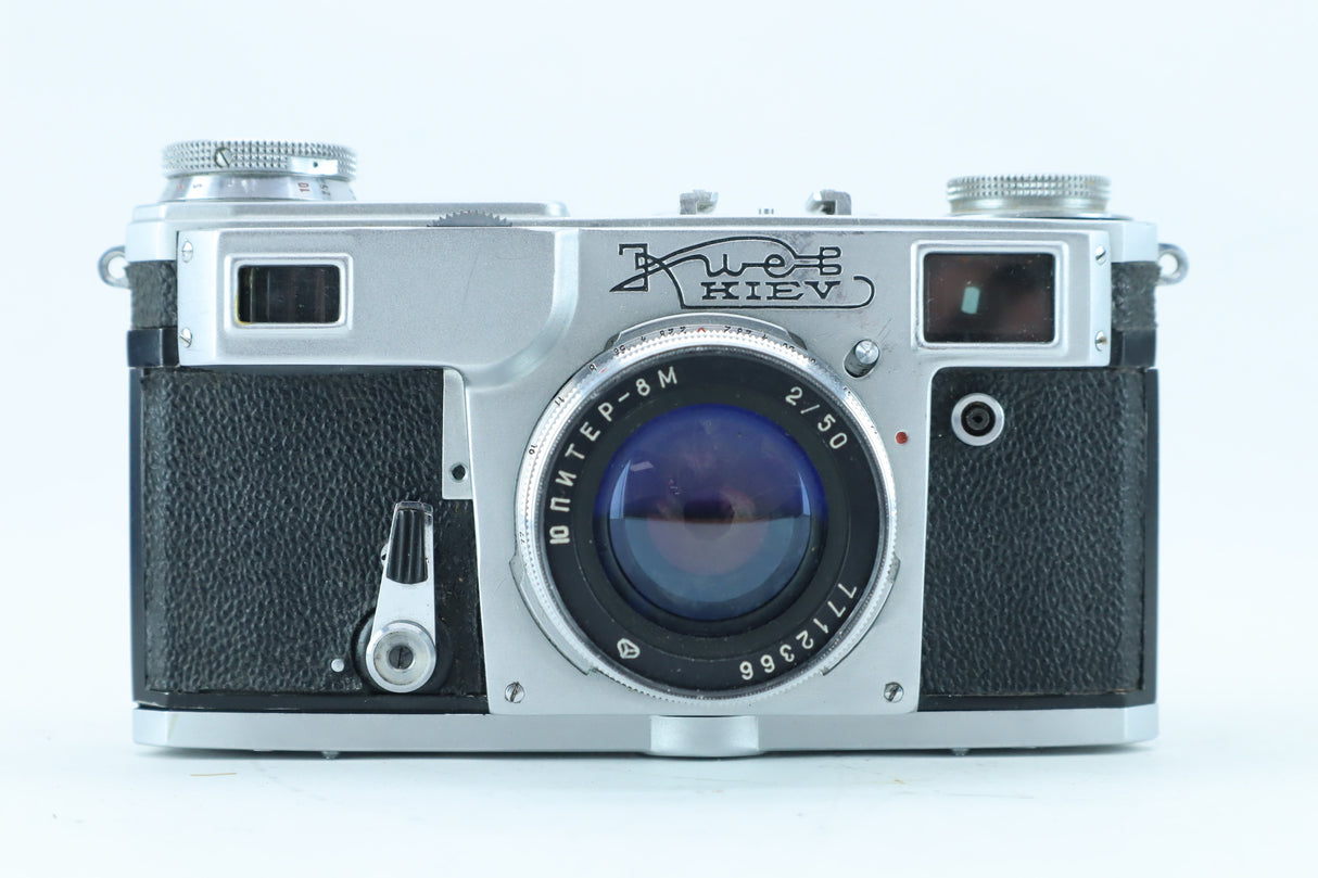 Kiev 4 with 53mm f/2.0 Jupiter-8M