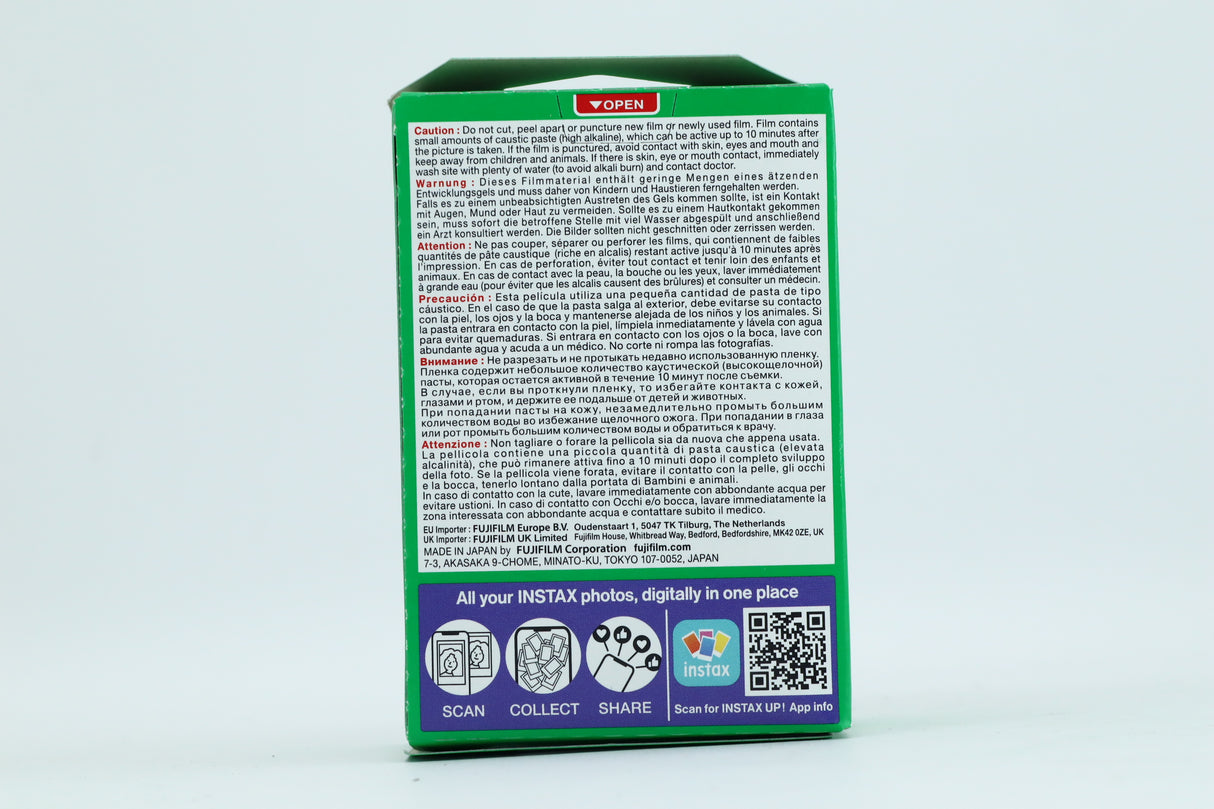 Fujifilm instax mini 20 sheets