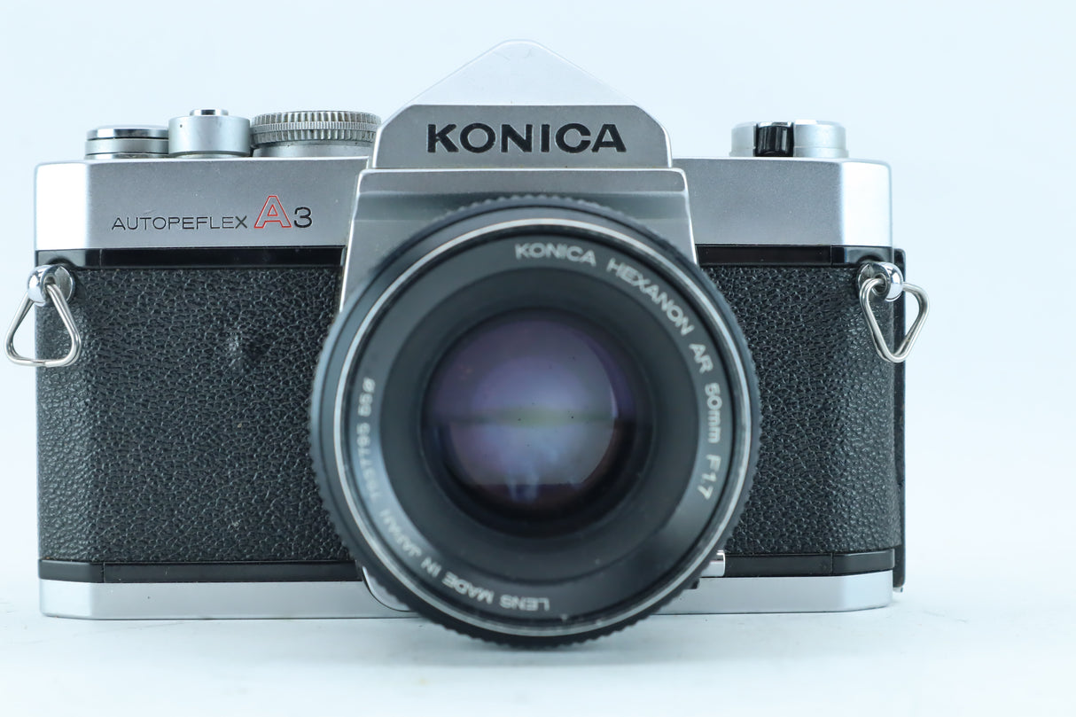 Konica Autoreflex A3 with Hexanon AR 50mm f/1.7