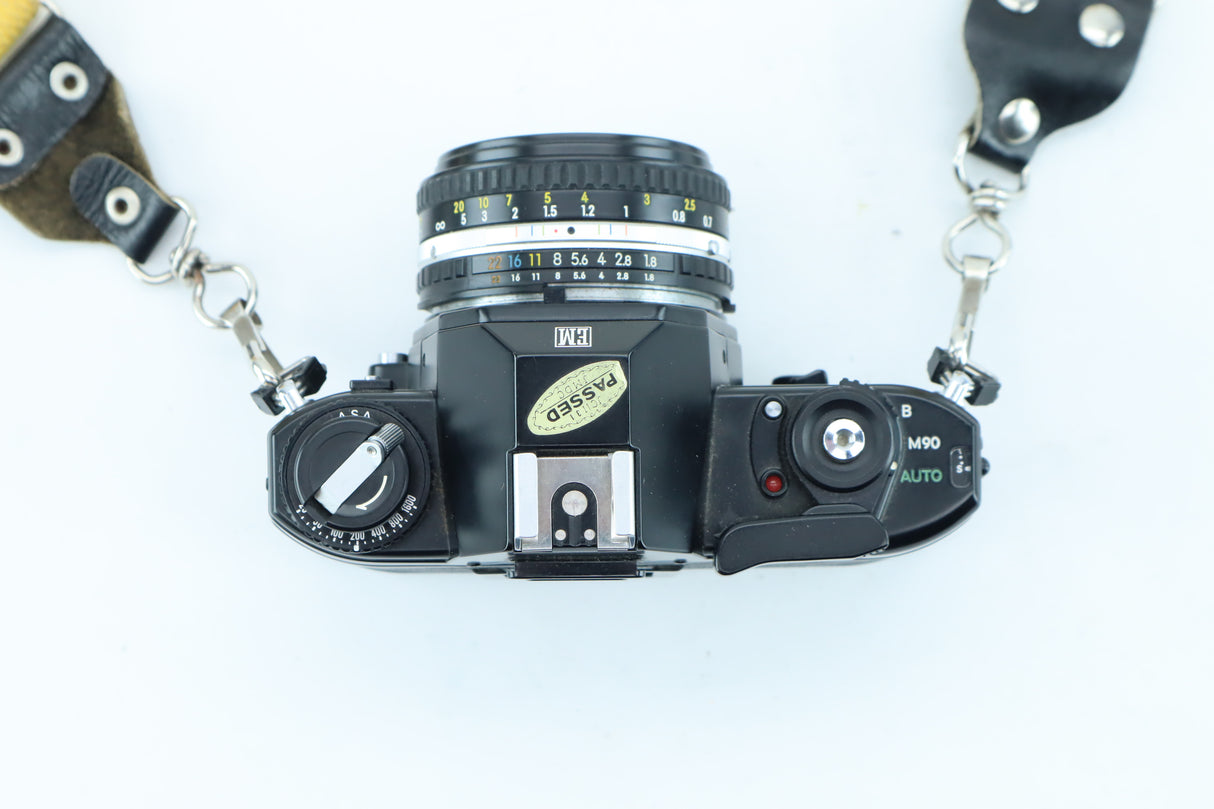 Nikon EM with Nikon Lens Series E 50mm f/1.8
