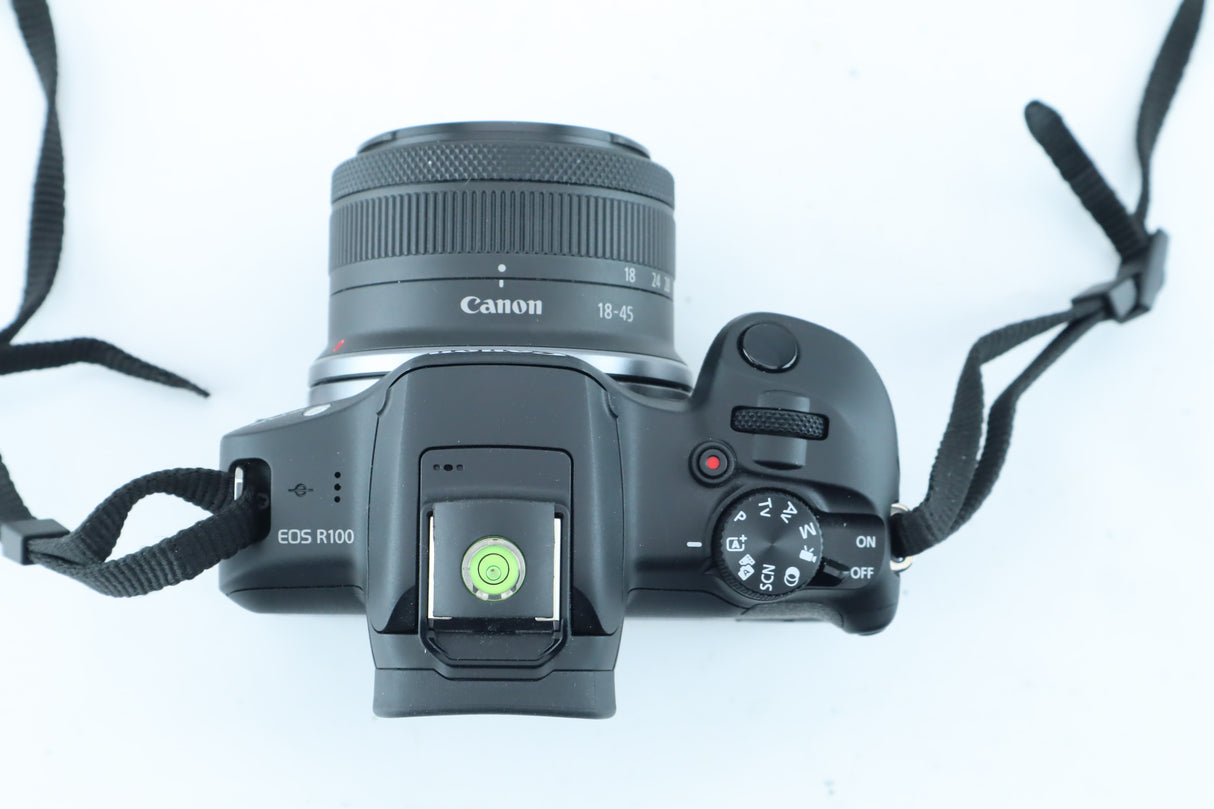 Canon EOS R100 with RF-S 18-45mm f/4.5-6.3 IS STM