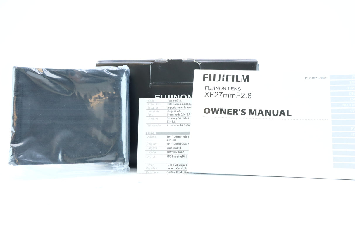 Fujifilm Fujinon XF 27mm f/2.8