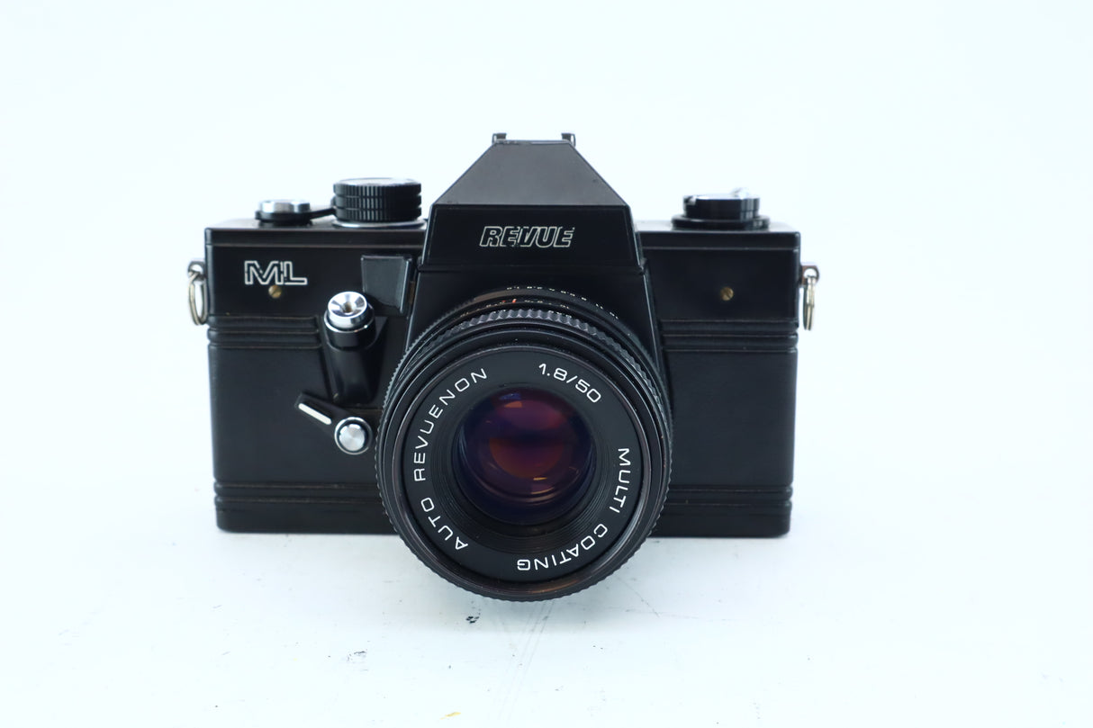 Revue ML 35mm SLR Kit with Auto Revuenon 50mm f/1.8 Multi-Coating