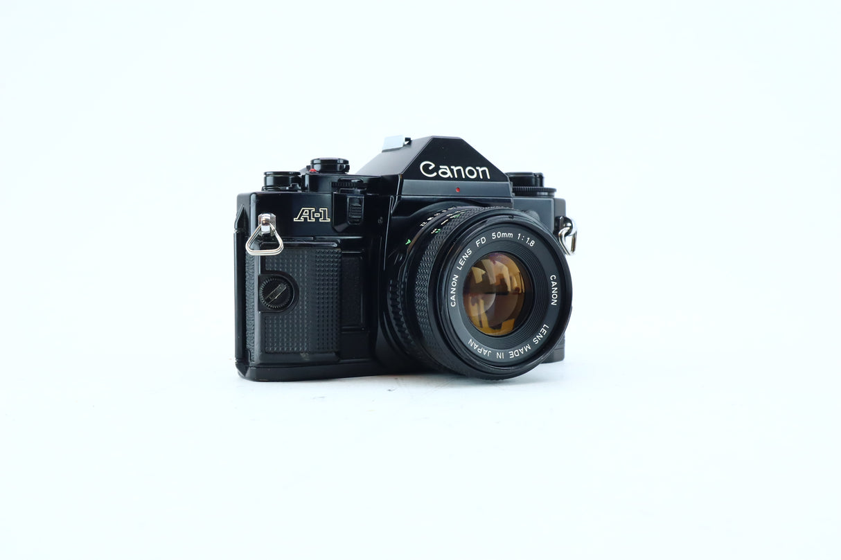 Canon A-1 35mm SLR Kit with FD 50mm f/1.8