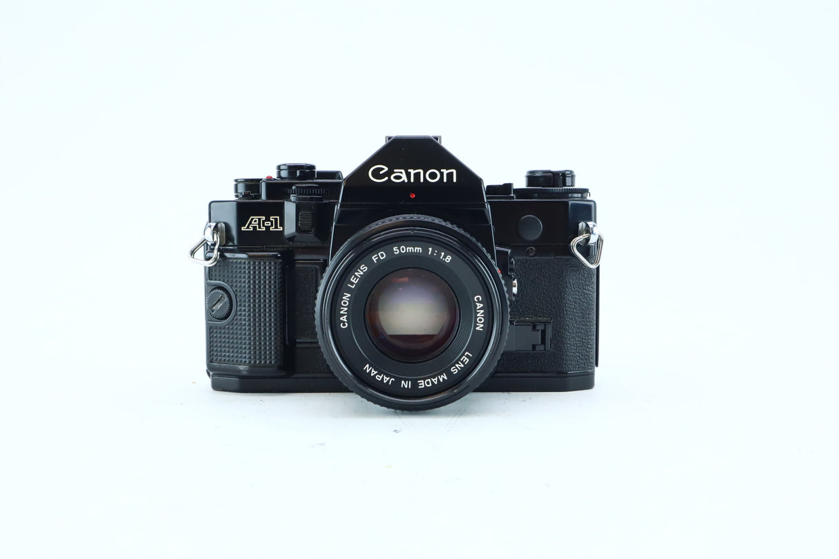 Canon A-1 35mm SLR Kit with FD 50mm f/1.8