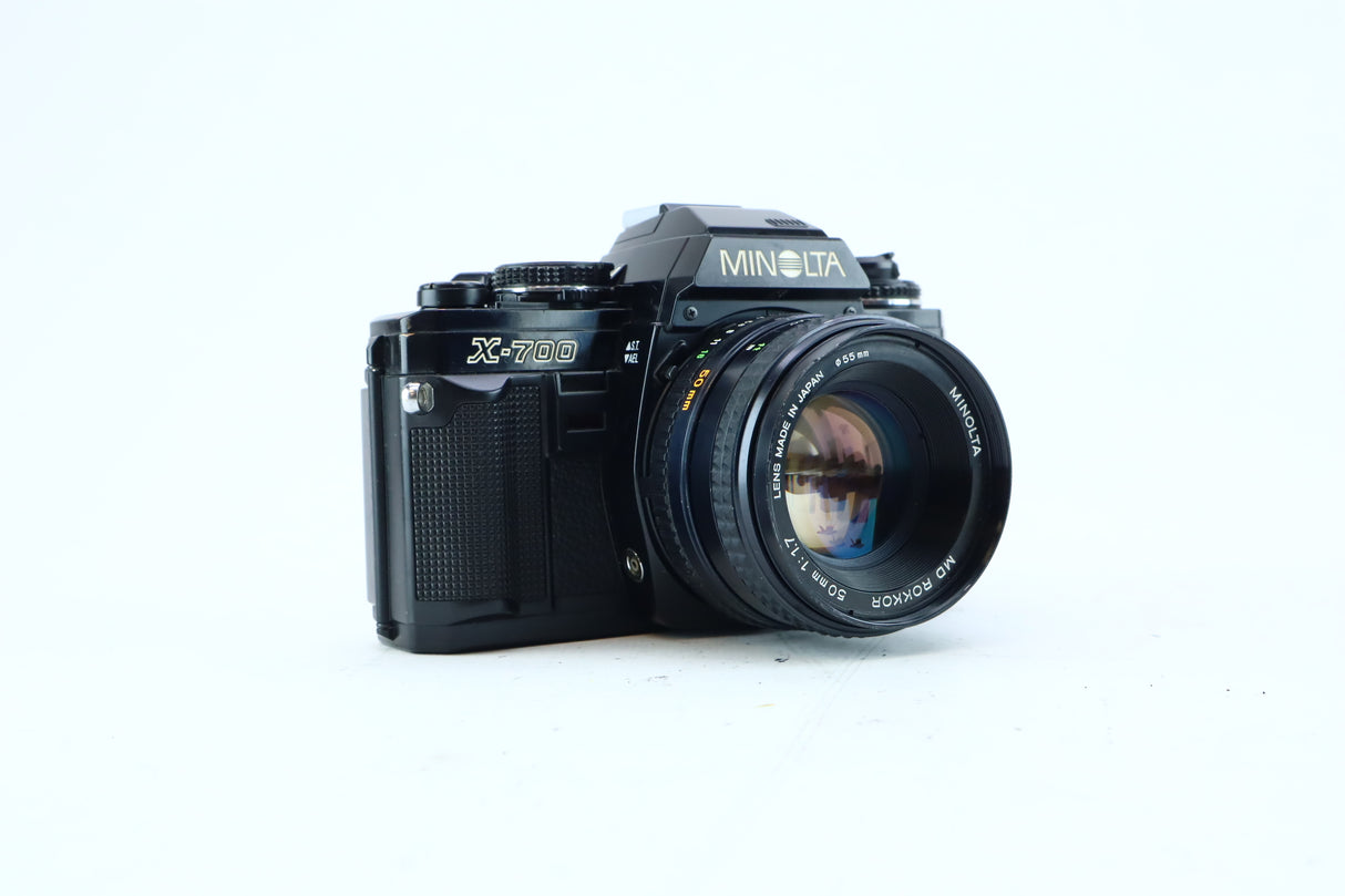 Minolta X-700 35mm SLR Kit with MD Rokkor 50mm f/1.7