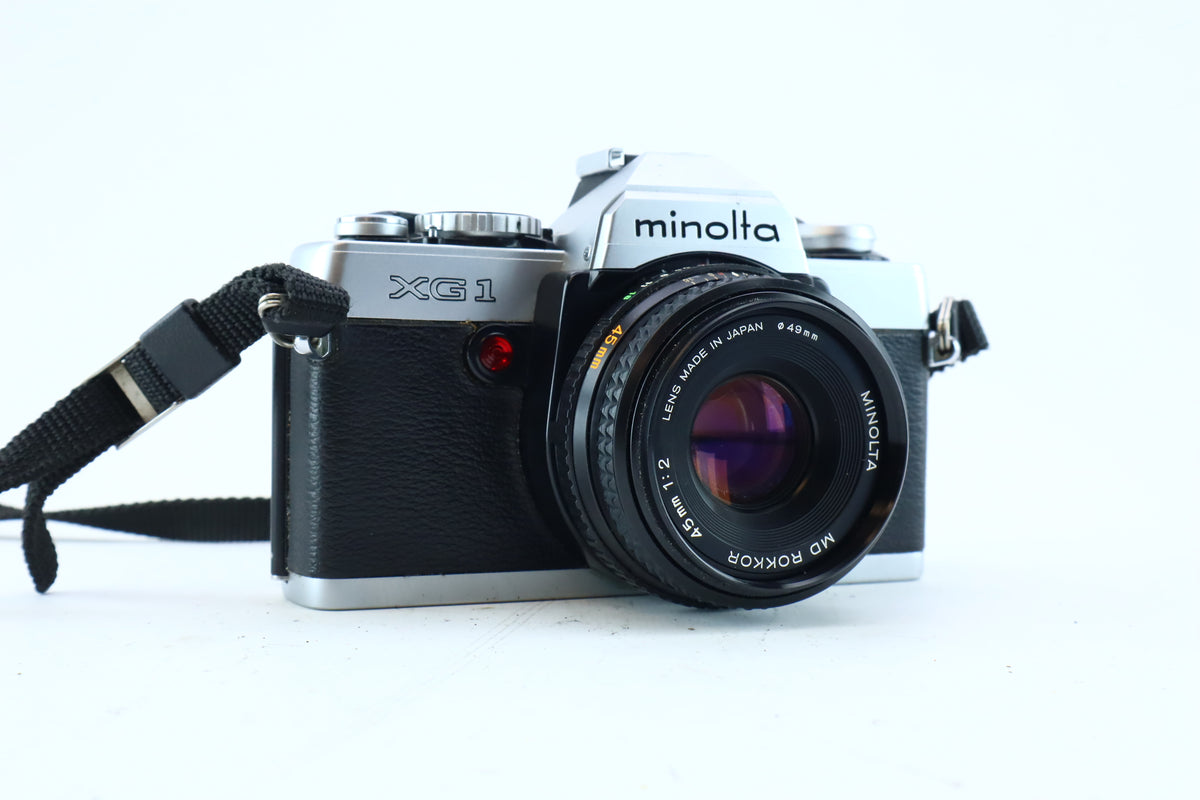 Minolta XG-1 35mm SLR Kit with MD Rokkor 45mm f/2