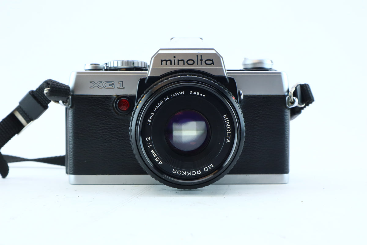 Minolta XG-1 35mm SLR Kit with MD Rokkor 45mm f/2