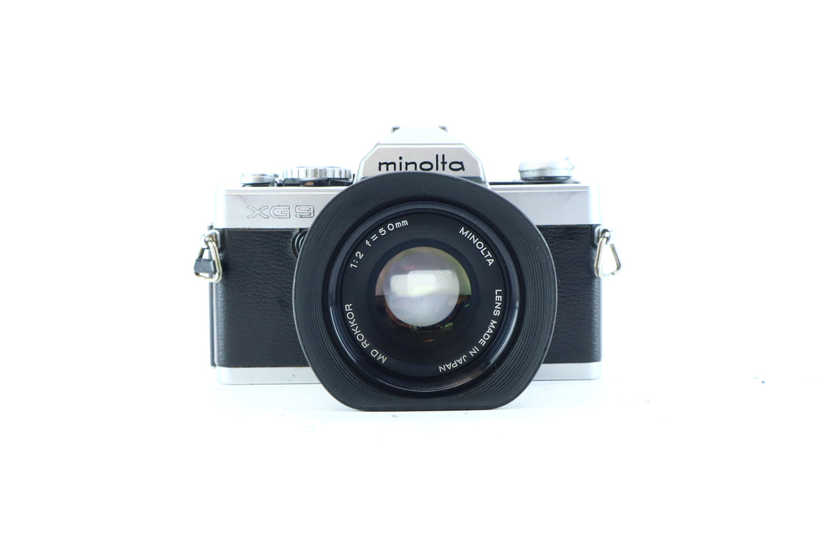Minolta XG-9 35mm SLR Kit with MD Rokkor 50mm f/2