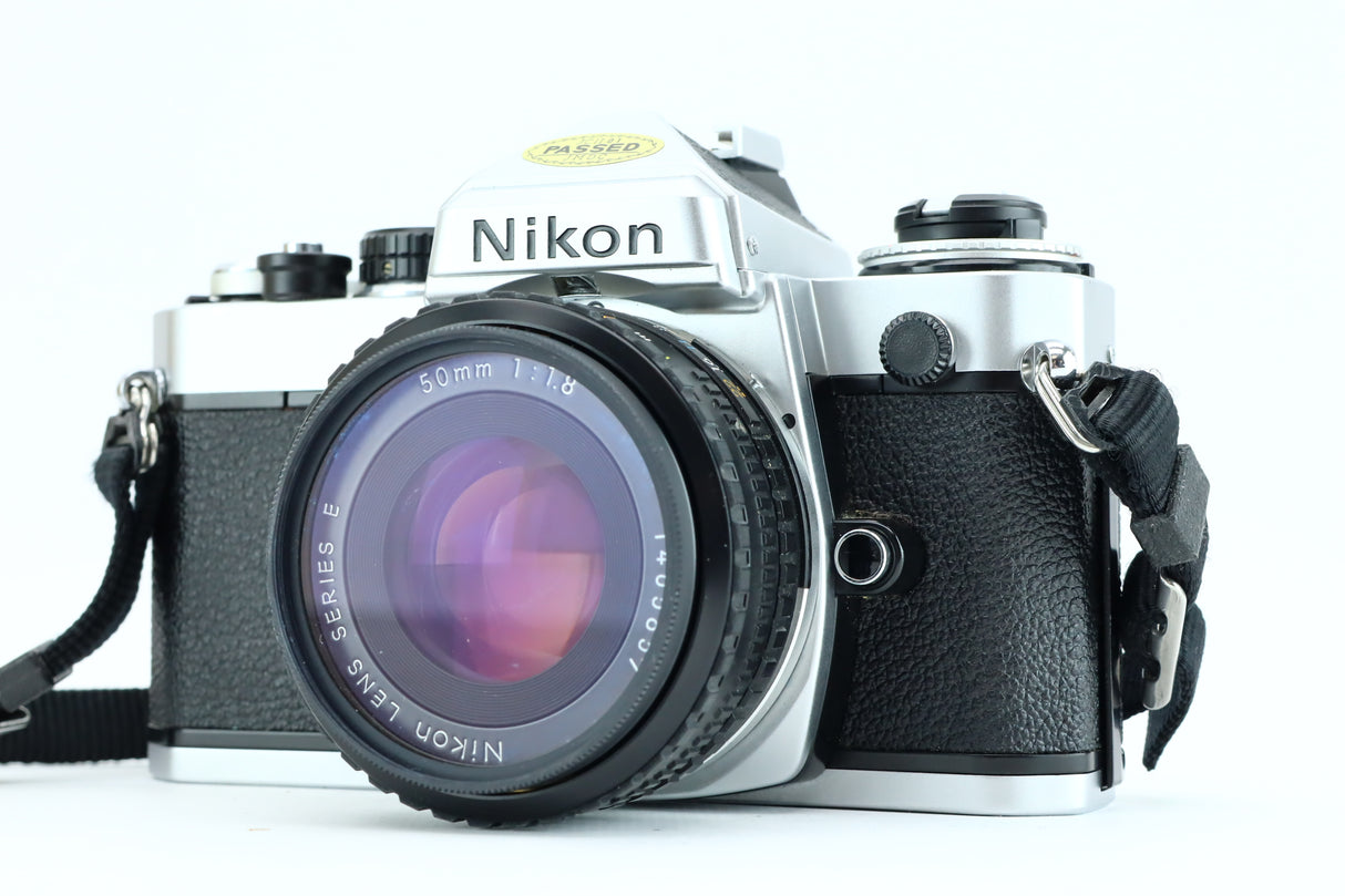 Nikon FE + 50mm 1,8 lens