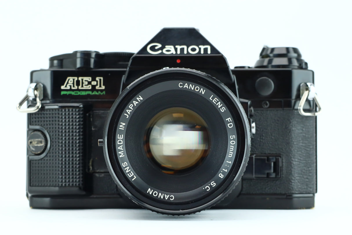 Programma Canon AE-1 + FD 50mm 1,8