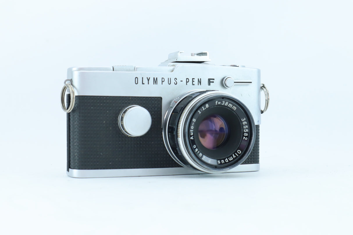 Olympus Pen F with 38mm f/1.8 F. Zuiko Auto-S