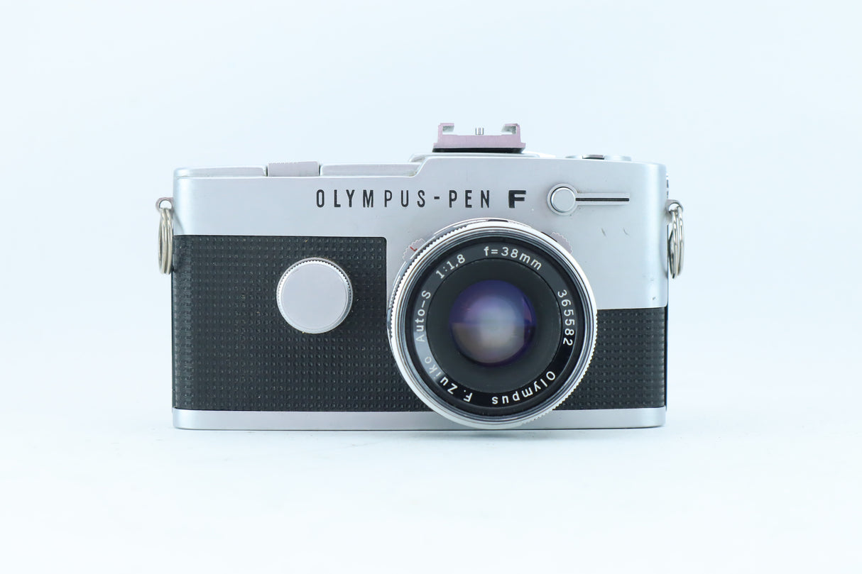 Olympus Pen F with 38mm f/1.8 F. Zuiko Auto-S