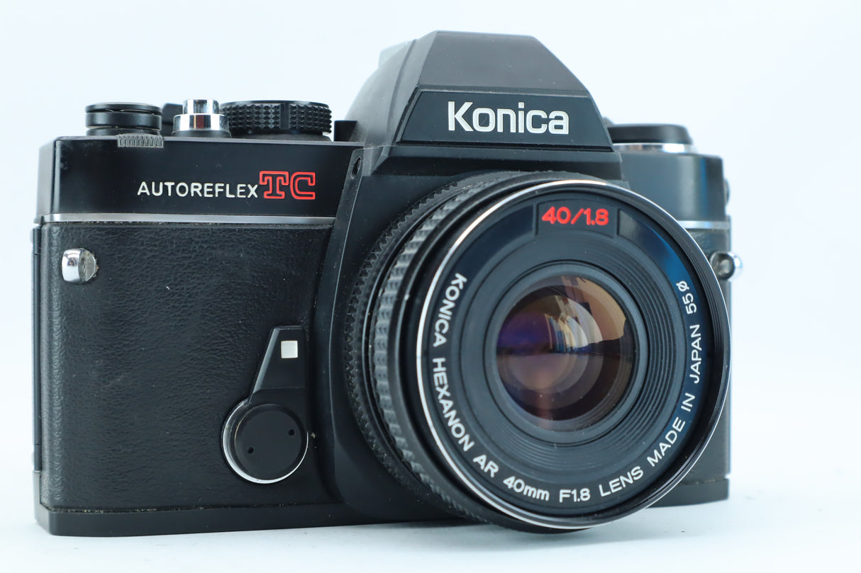Konica Autoreflex TC with 40mm f/1.8 Hexanon