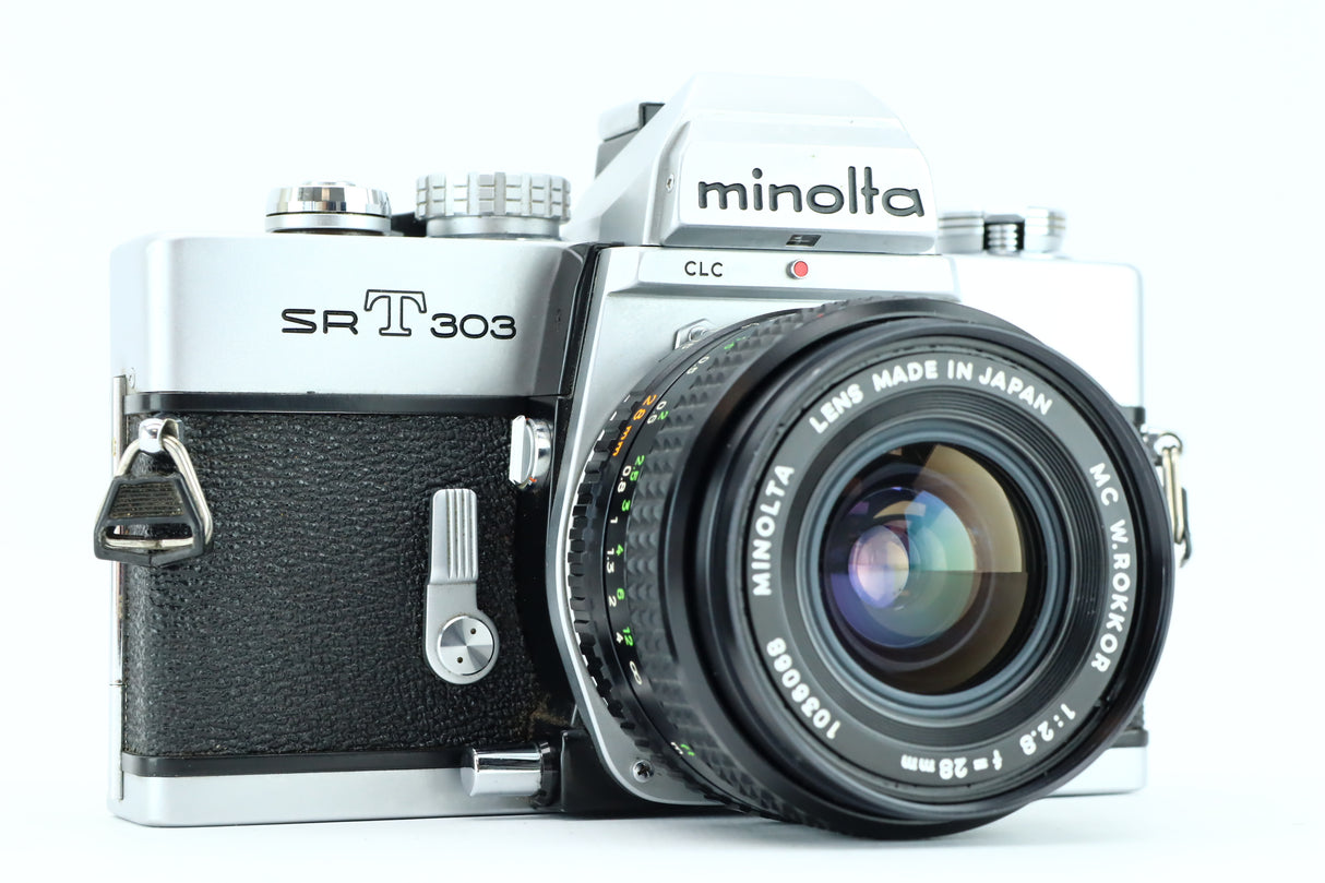 Minolta SRT303 + MC W.ROKKOR 28mm 2,8