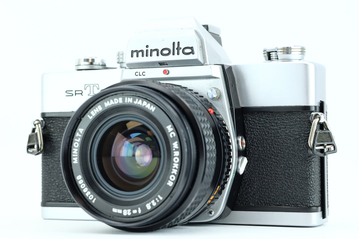 Minolta SRT303 + MC W.ROKKOR 28mm 2,8