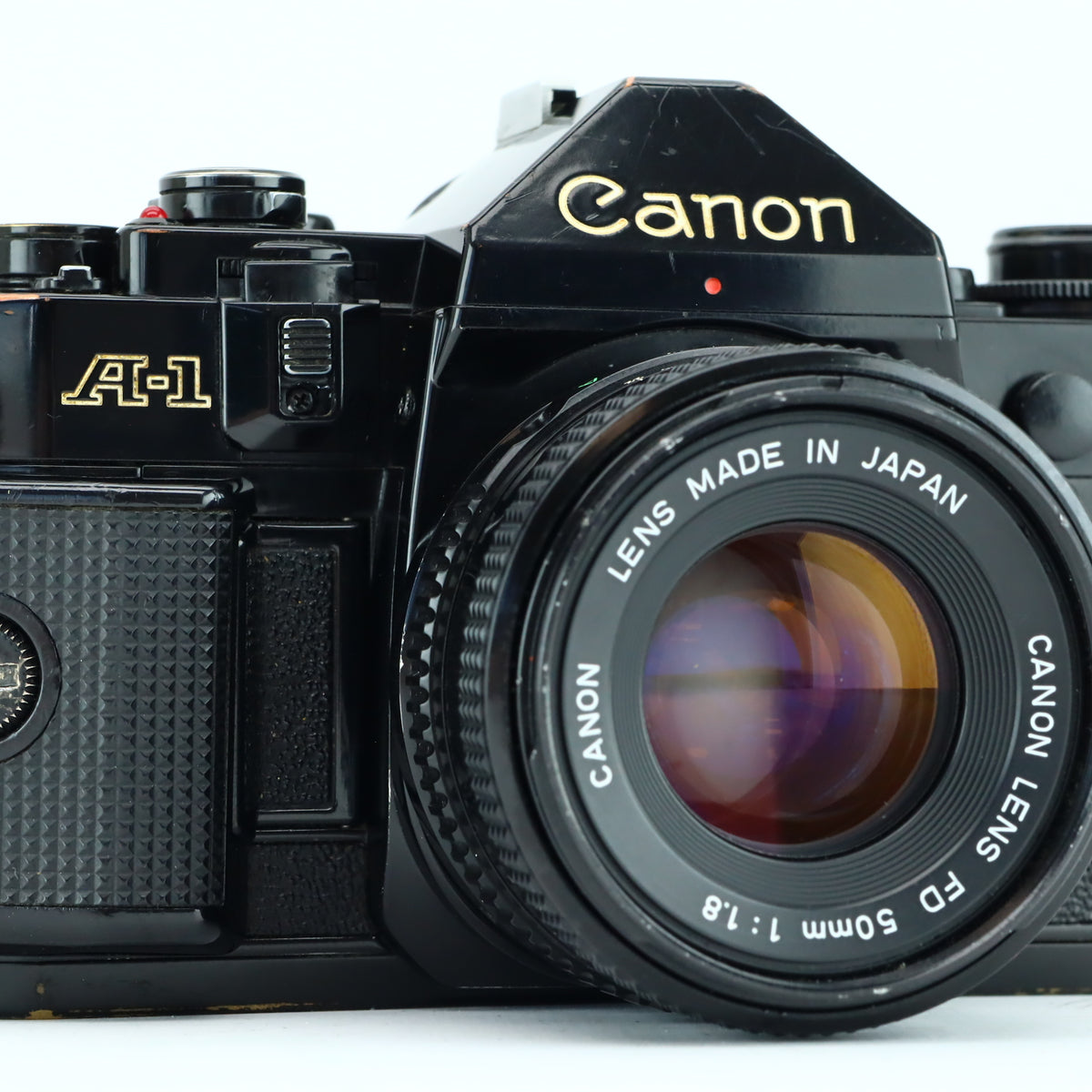 Canon A-1 Noir Objectif 50mm F/1.8 Appareil Photo Argentique Canon A-1 Noir Objectif 50mm F/1.8 Appareil Photo Argentique