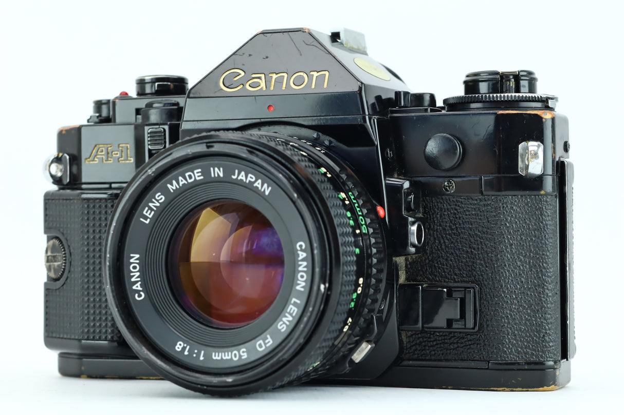 Canon A-1+FD 50mm 1,8