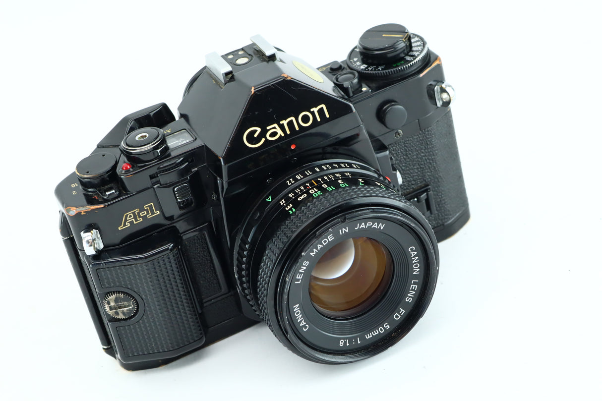 Canon A-1+FD 50mm 1,8