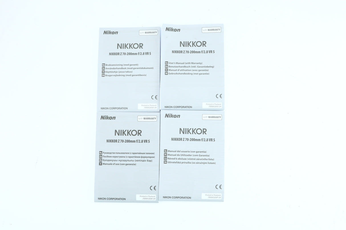 Nikon NIKKOR Z70-200mm 2,8 VR S