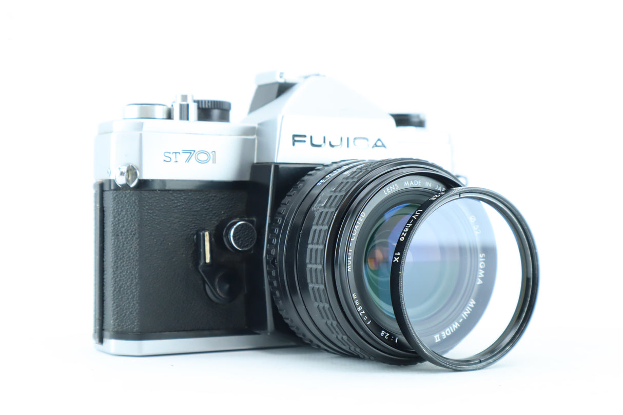 Fujica ST 701 with Sigma Mini-Wide 28mm 2.8 Multi-Coated