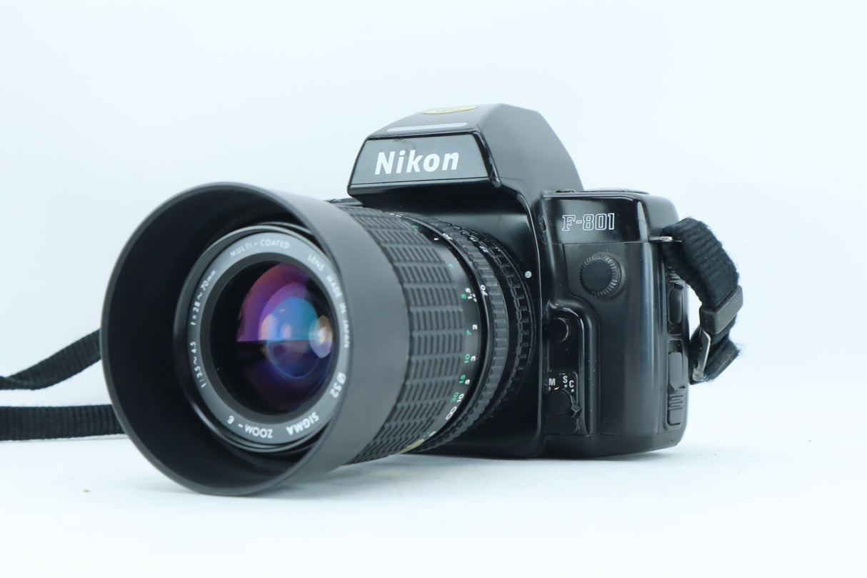 Nikon F-801 35mm SLR Kit with Sigma 28-70mm f/3.5-4.5