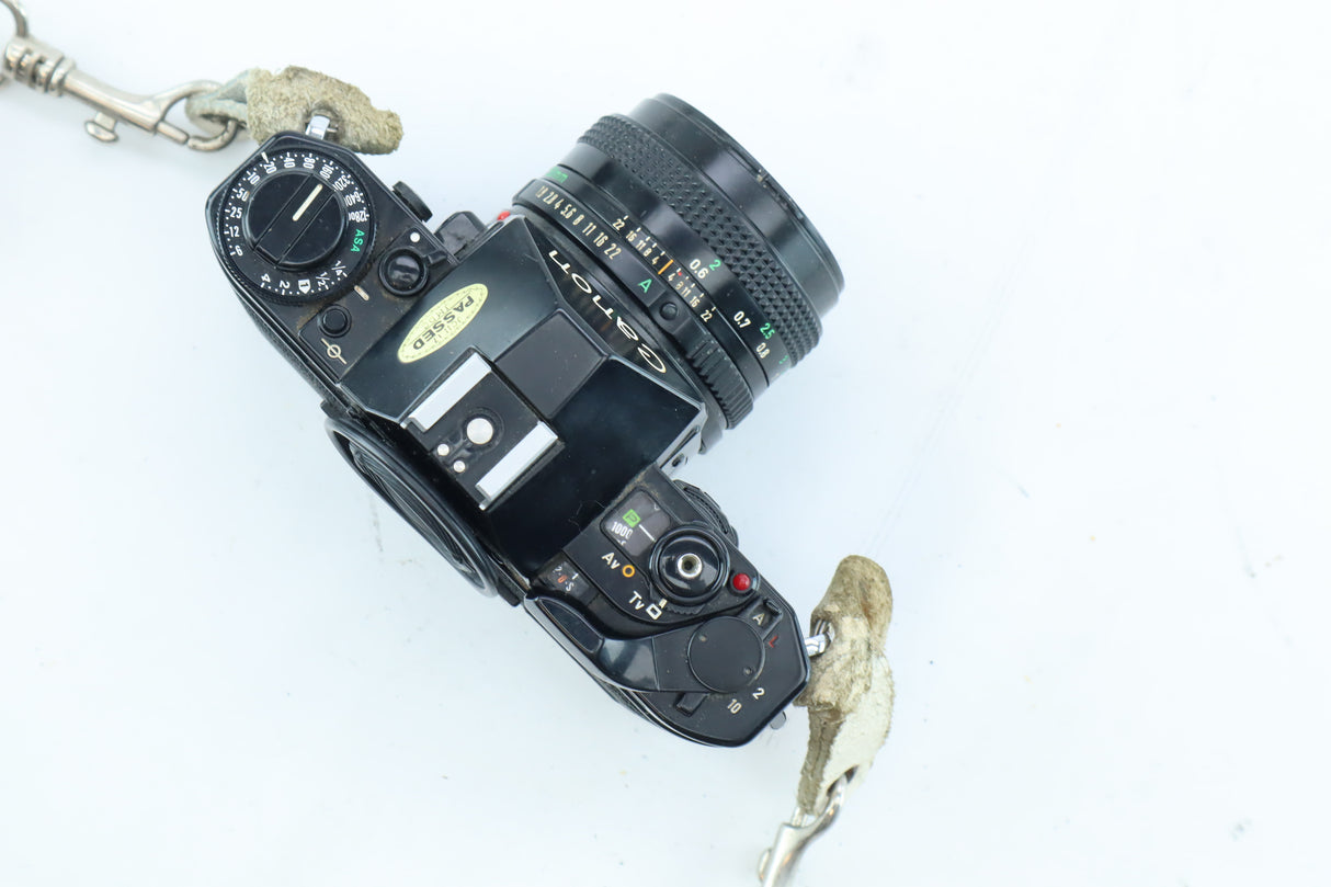 Canon A-1 35mm SLR Kit with FD 50mm f/1.8
